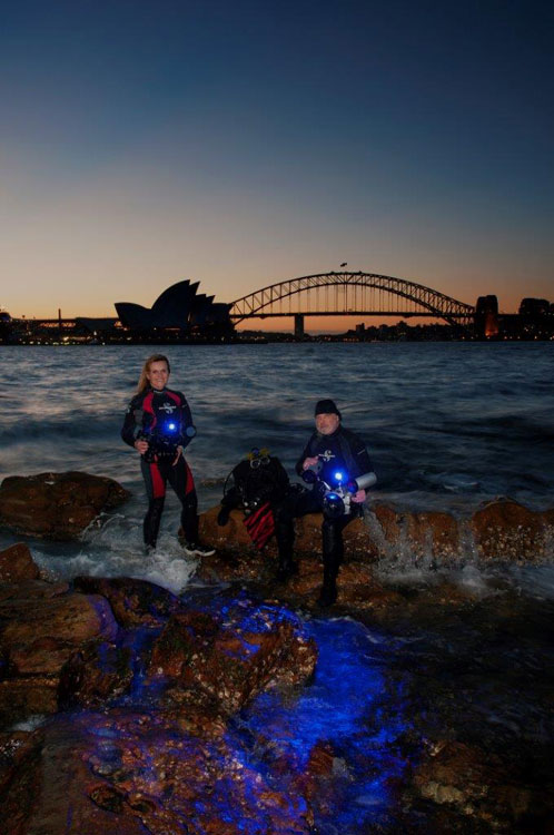 Kevin & Cherie Deacon Fluoro Diving